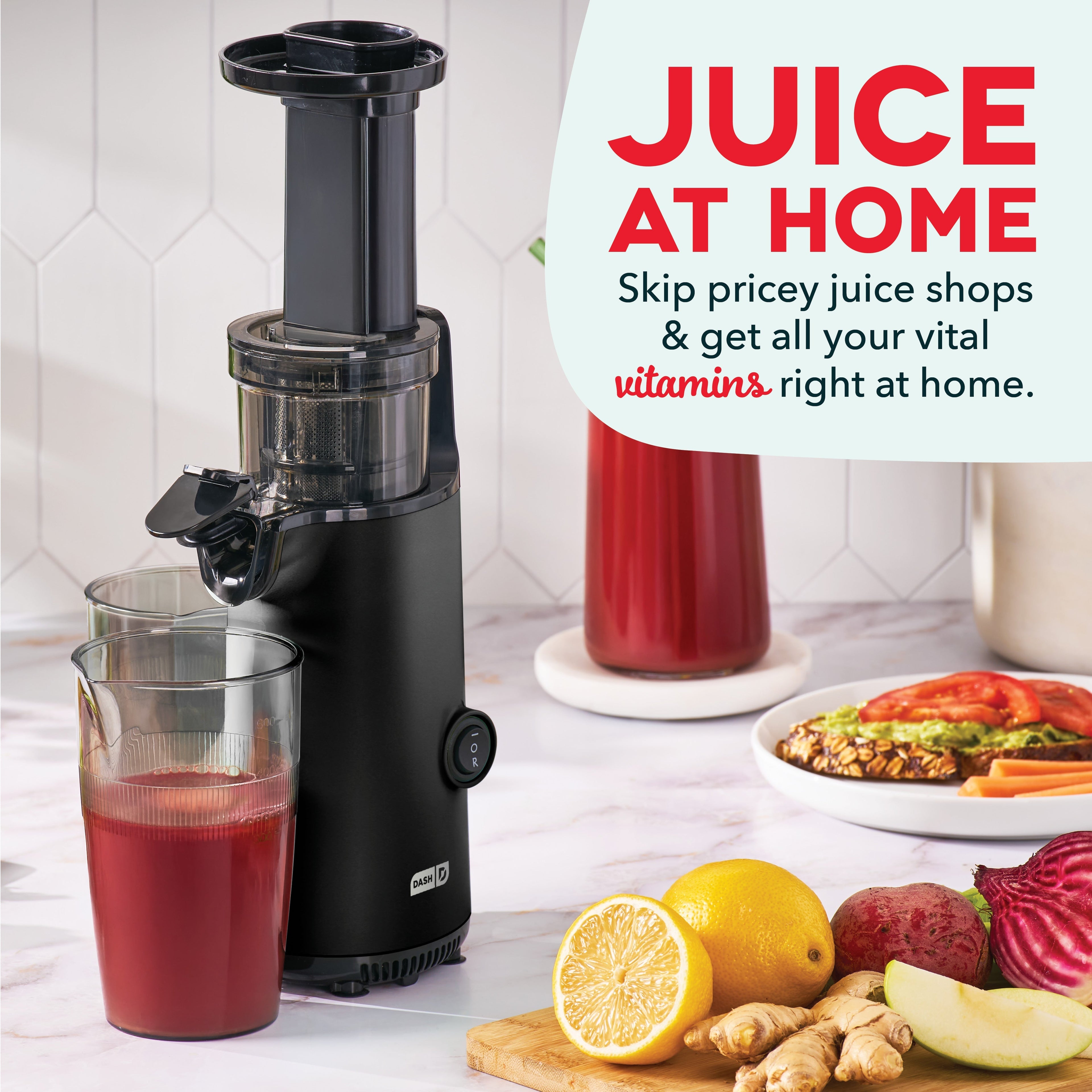 Compact Cold Press Power Juicer